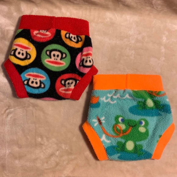 Two Cloth Diaper Fleece Cover - Picture 2 of 2